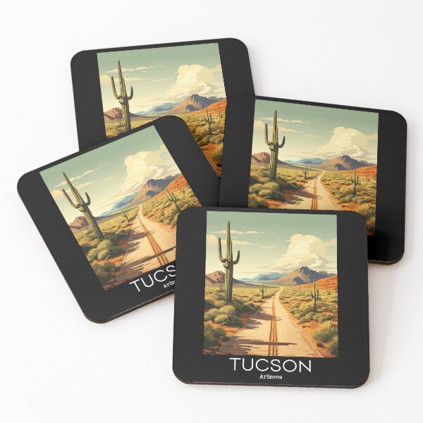 Item preview, A Vintage Travel Illustration of Tucson - Arizona - US  designed and sold by GoodOldVintage.