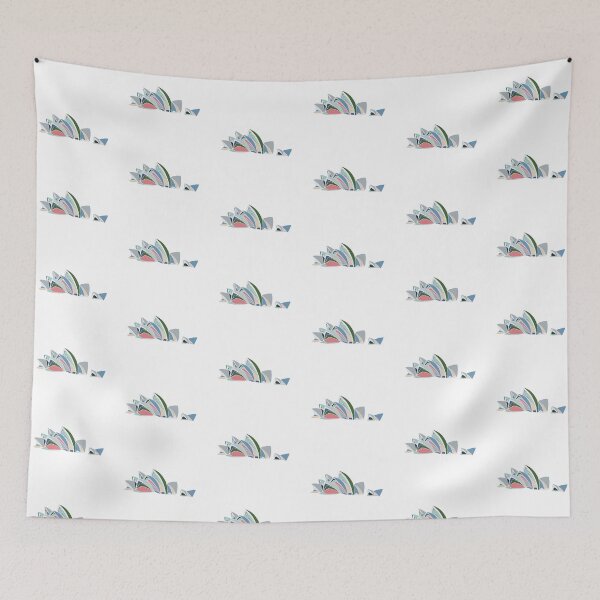 Item preview, Sydney Opera House Wall Art – Abstract Australian Architecture No.4 designed and sold by iampaulmorris.