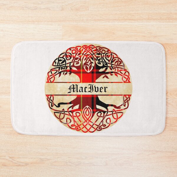 Item preview, MacIver Tree of Life Clan Scottish Surname tartan designed and sold by BagTown Clans.