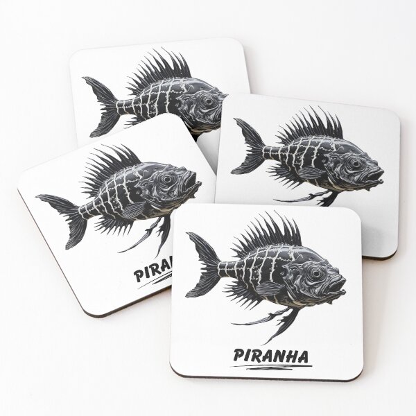 Item preview, Piranha  - fierce and ugly designed and sold by liana campbell.