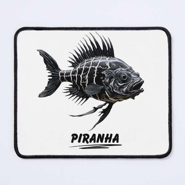 Item preview, Piranha - fierce and ugly designed and sold by liana campbell.
