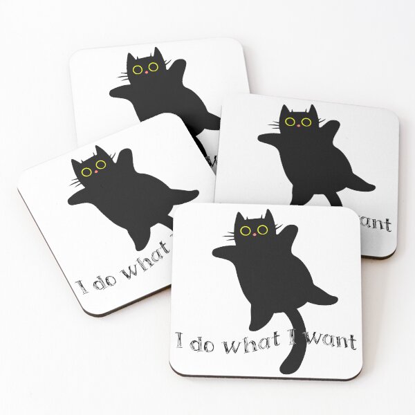 Item preview, I Do What I Want, Black Cat designed and sold by DafraDesign.