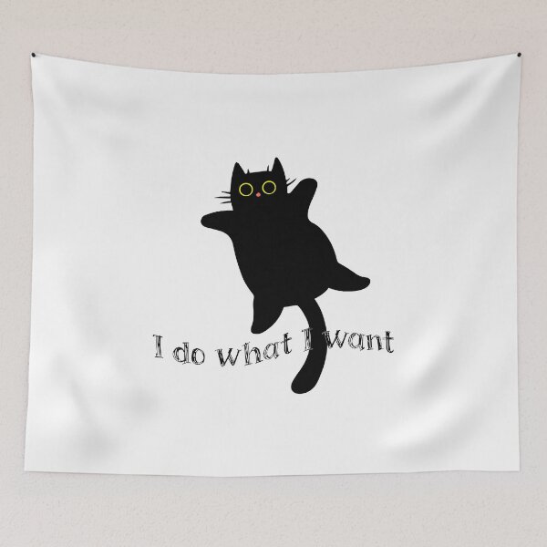 Item preview, I Do What I Want, Black Cat designed and sold by DafraDesign.