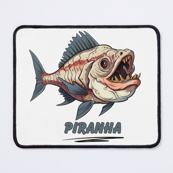 Item preview, Piranha - fierce and ugly designed and sold by liana campbell.