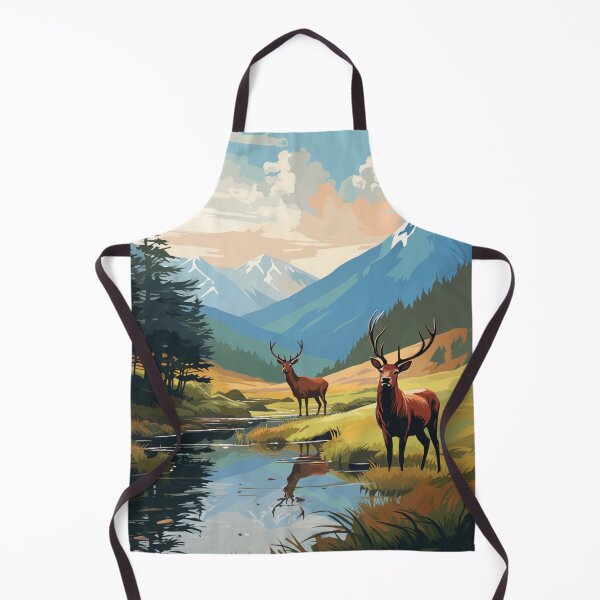 Item preview, A Vintage Travel Illustration of the Highlands - Scotland designed and sold by GoodOldVintage.