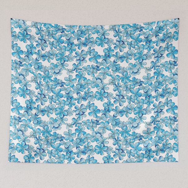 Item preview, Blue Flowers in Watercolors  designed and sold by HotPinkStudio.