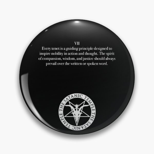 Item preview, Tenet 7 of The Satanic Temple designed and sold by Bambi0102.