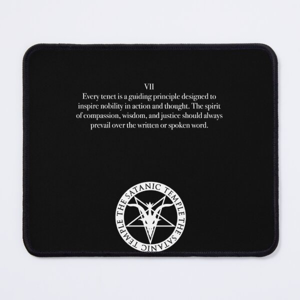 Item preview, Tenet 7 of The Satanic Temple designed and sold by Bambi0102.