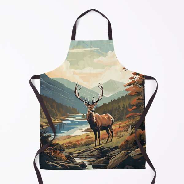 Item preview, A Vintage Travel Illustration of the Highlands - Scotland designed and sold by GoodOldVintage.