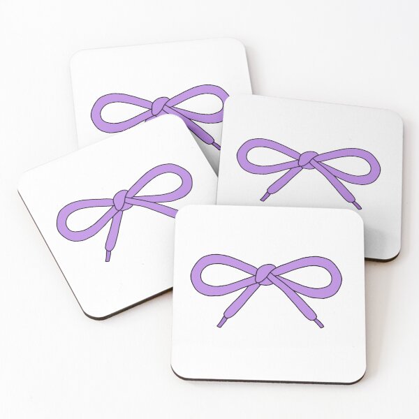 Item preview, Purple Shoelace Bow designed and sold by wonderxwander.