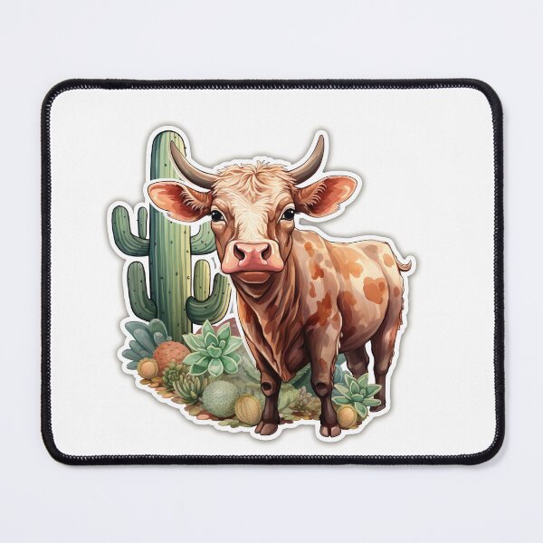 Item preview, Cows and Cactus designed and sold by Redbubblesassy.