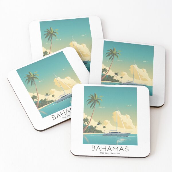 Item preview, A Vintage Travel Illustration of the Bahamas - Central America  designed and sold by GoodOldVintage.