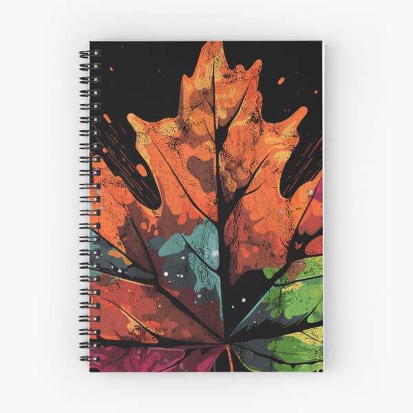 Item preview, A Vintage Distressed Boho Street Art Maple Leaf designed and sold by GVRDesign.