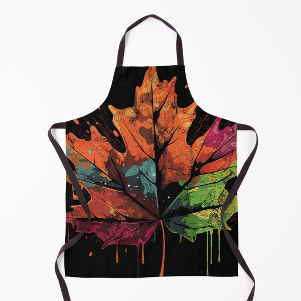 Item preview, A Vintage Distressed Boho Street Art Maple Leaf designed and sold by GVRDesign.
