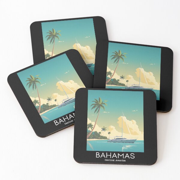 Item preview, A Vintage Travel Illustration of the Bahamas - Central America  designed and sold by GoodOldVintage.