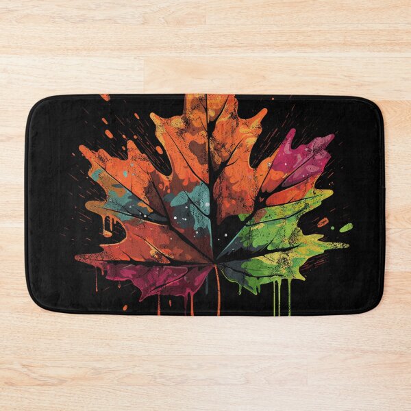 Item preview, A Vintage Distressed Boho Street Art Maple Leaf designed and sold by GVRDesign.