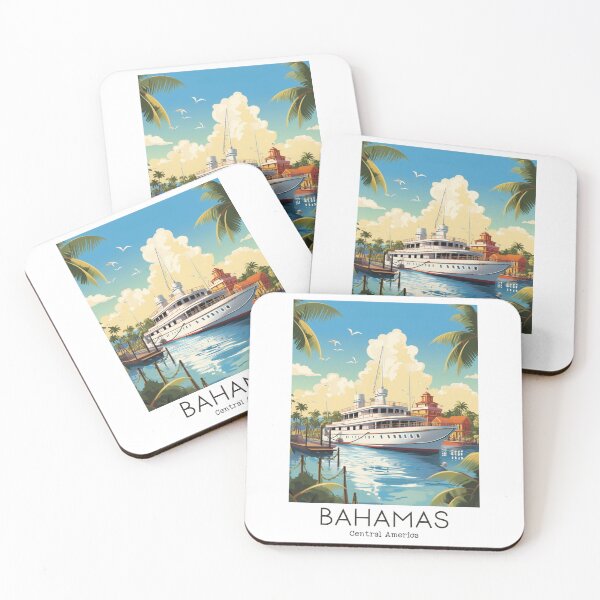 Item preview, A Vintage Travel Illustration of the Bahamas - Central America  designed and sold by GoodOldVintage.