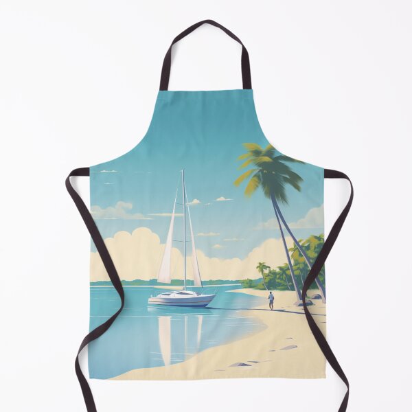 Item preview, A Vintage Travel Illustration of the Bahamas - Caribbean designed and sold by GoodOldVintage.