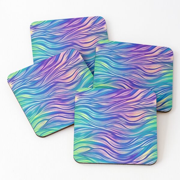 Item preview, Abstract Colorful Wavy Pattern designed and sold by calibrit.