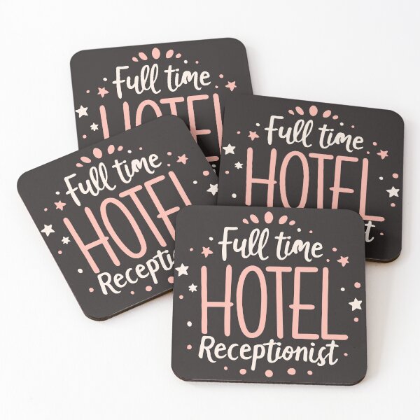 Item preview, Full Time Hotel Receptionist designed and sold by GlobalDesigns-.