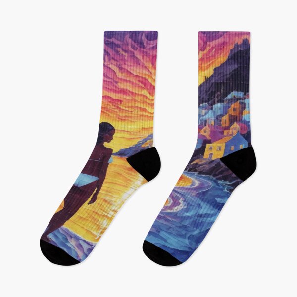 Item preview, Trippy Santorini sunset designed and sold by Pepooteric.
