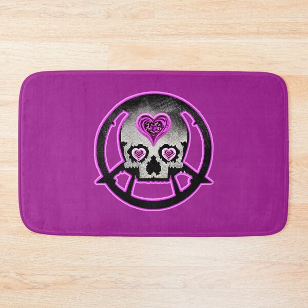 Item preview, Loving Death Punky Pink Glow Skull designed and sold by DopeStick.