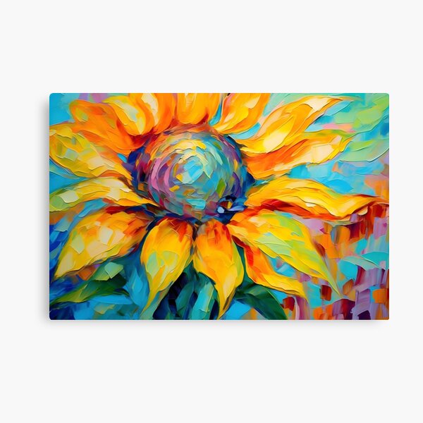 Aperçu de l'œuvre Danser avec les tournesols - Un mélange harmonieux de vibration et de grâce créée et vendue par OlfactoART Studio.