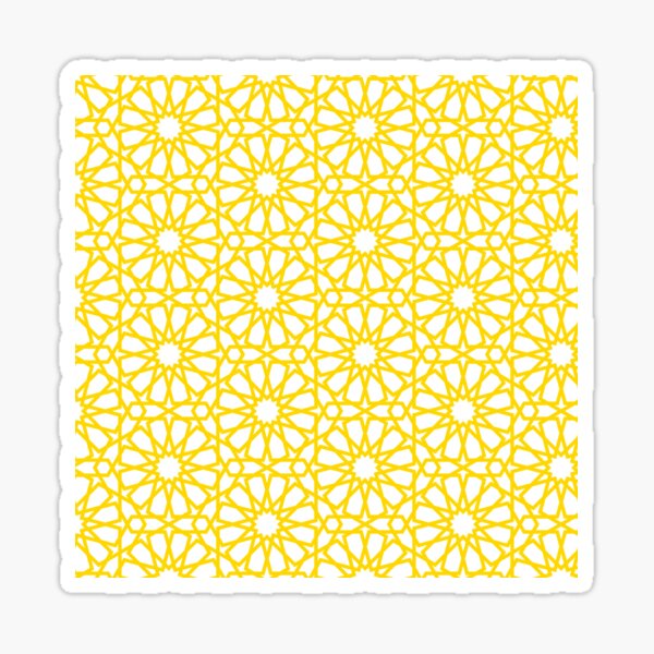Item preview, Gold Alhambra Tile, Arabic tiles Moroccan Mosaic designed and sold by Islanr.