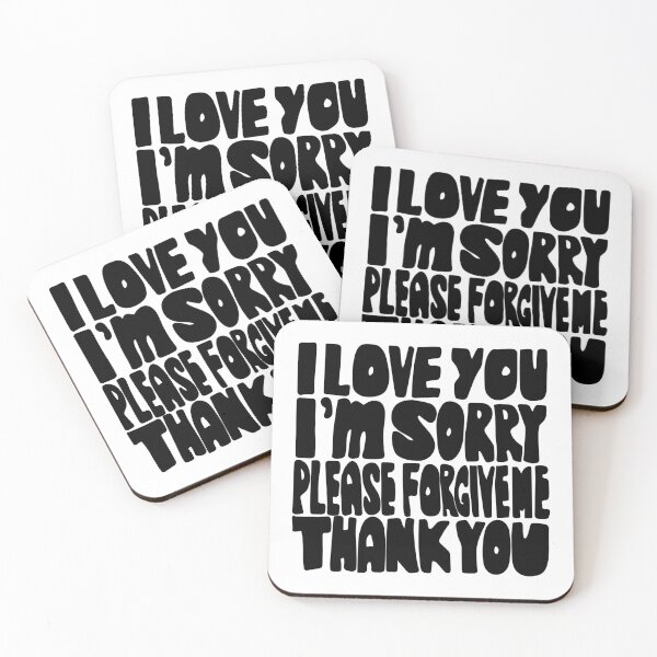 Item preview, Ho’oponopono Hawaiian Forgiveness Prayer / Mantra Black Hand Lettering designed and sold by wordznart.