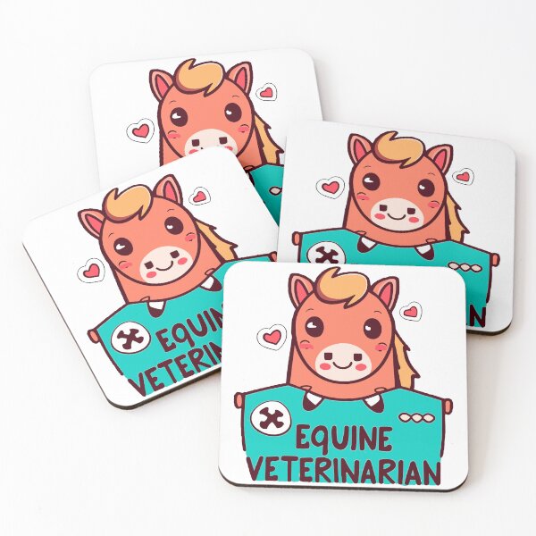 Item preview, Equine Veterinarian cute kawaii designed and sold by GlobalDesigns-.