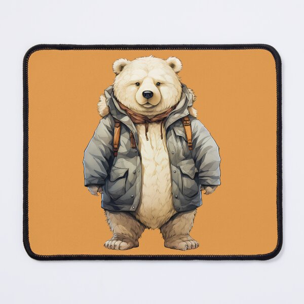 Item preview, Teddy Grey Bear Going To School designed and sold by SteadyRolling.