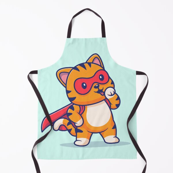 Item preview, Cute Cat Super Hero Cartoon Vector Icon Illustration designed and sold by hjian8219.