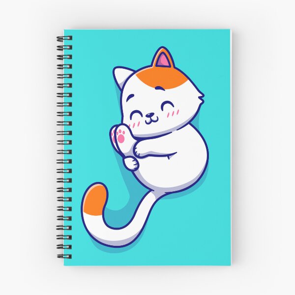 Item preview, Cute Cat Playing with Paw Cartoon Vector Icon Illustration designed and sold by hjian8219.