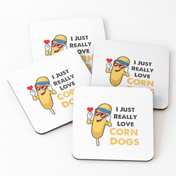Item preview, I Just Really Love Corn Dogs, Corn Dog Lover designed and sold by SportyDogShop.