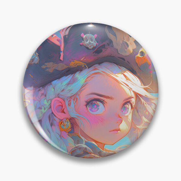 Item preview, Adorable Little Pirate Captain Anime Girl designed and sold by bubblegoth.