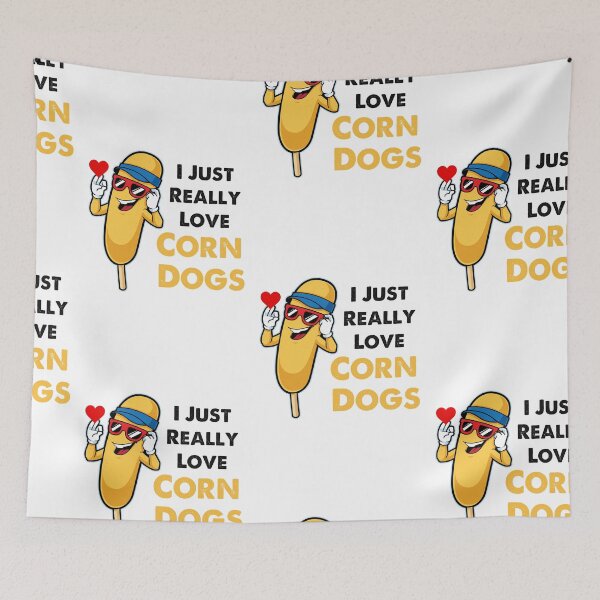 Item preview, I Just Really Love Corn Dogs, Corn Dog Lover designed and sold by SportyDogShop.