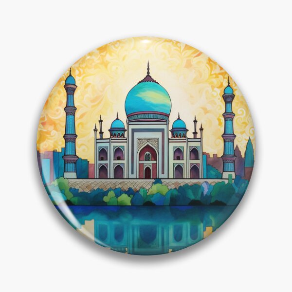 Item preview, The Taj Mahal, India, Original, AI Generated Art - An Iconic Monument and Beautiful Tomb designed and sold by studioSharonKay.