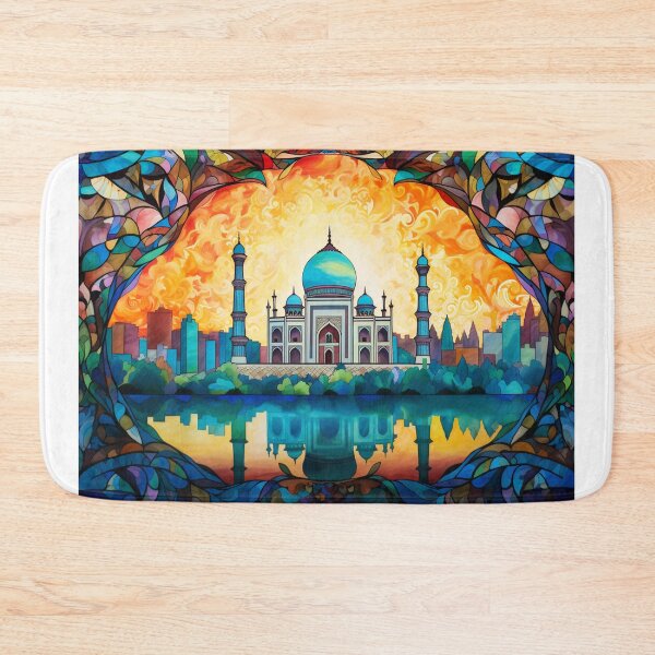 Item preview, The Taj Mahal, India, Original, AI Generated Art - An Iconic Monument and Beautiful Tomb designed and sold by studioSharonKay.