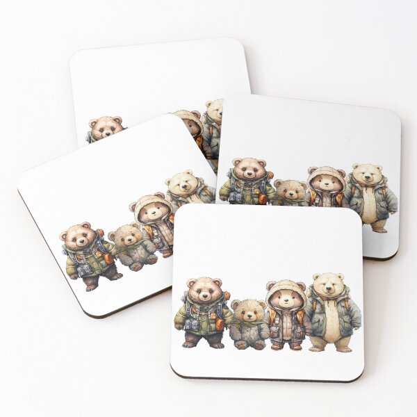 Item preview, Four Teddy Bears designed and sold by SteadyRolling.