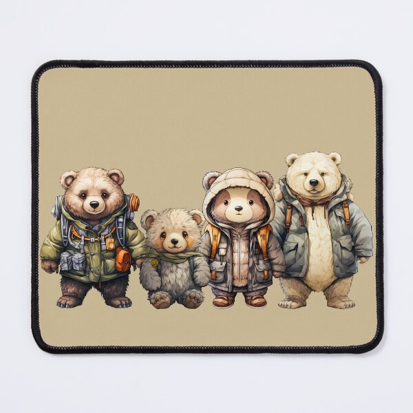 Item preview, Four Teddy Bears designed and sold by SteadyRolling.