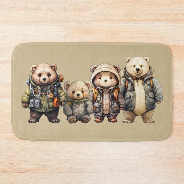Item preview, Four Teddy Bears designed and sold by SteadyRolling.