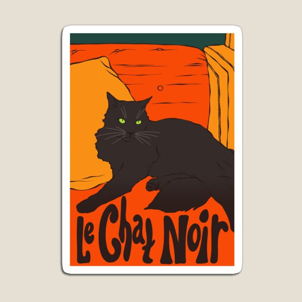 Aperçu de l'œuvre Le Chat Noir créée et vendue par Elsie Lapelerie.