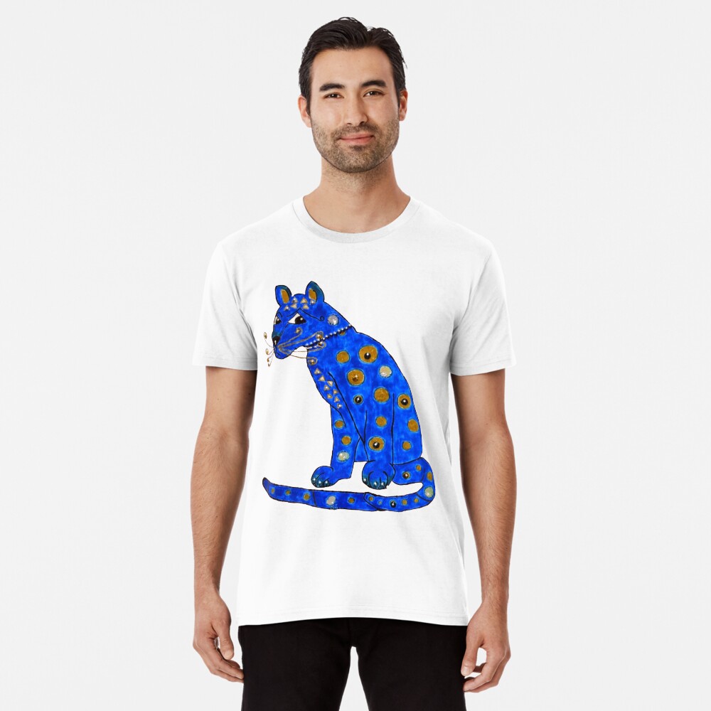 abba blue cat t shirt