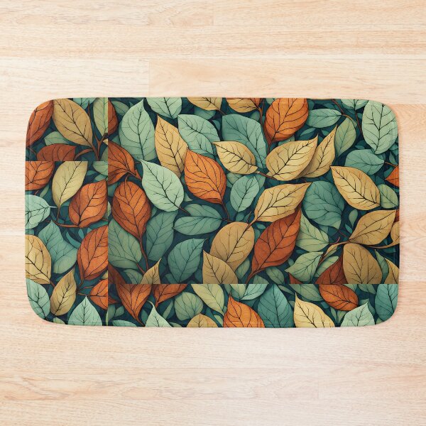 Item preview, Calm tone leaf pattern designed and sold by MoonsideGallery.