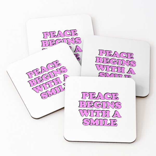 Item preview, Peace Begins With A Smile designed and sold by Inspirationmotivation.
