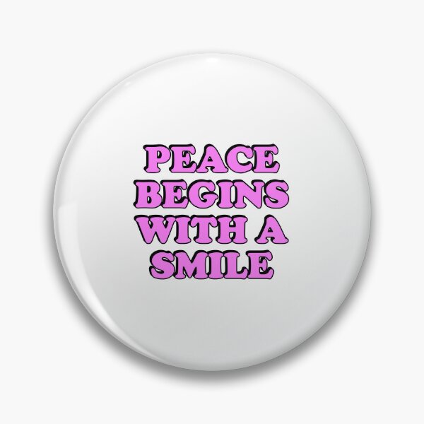 Item preview, Peace Begins With A Smile designed and sold by Inspirationmotivation.