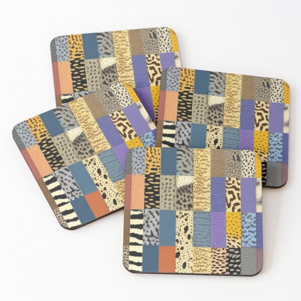 Item preview, Animal print Patchwork quilt  designed and sold by Roxburylane.
