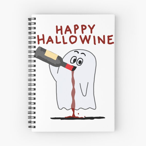 Item preview, Happy Halloween or hallo wine! Wine lovers perfect decor and humor designed and sold by adesignworld.