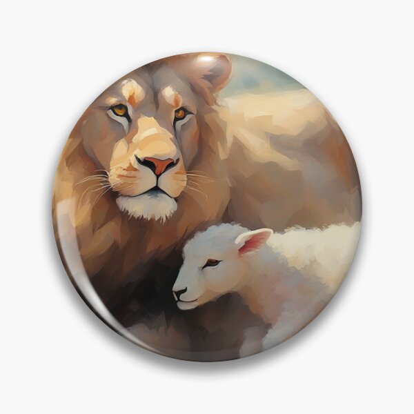 Item preview, Lion and Lamb designed and sold by adele-julia.