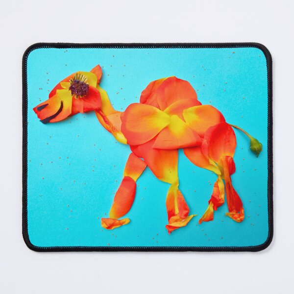 Item preview, A gorgeous bright orange camel made from rose petals designed and sold by Loopington.